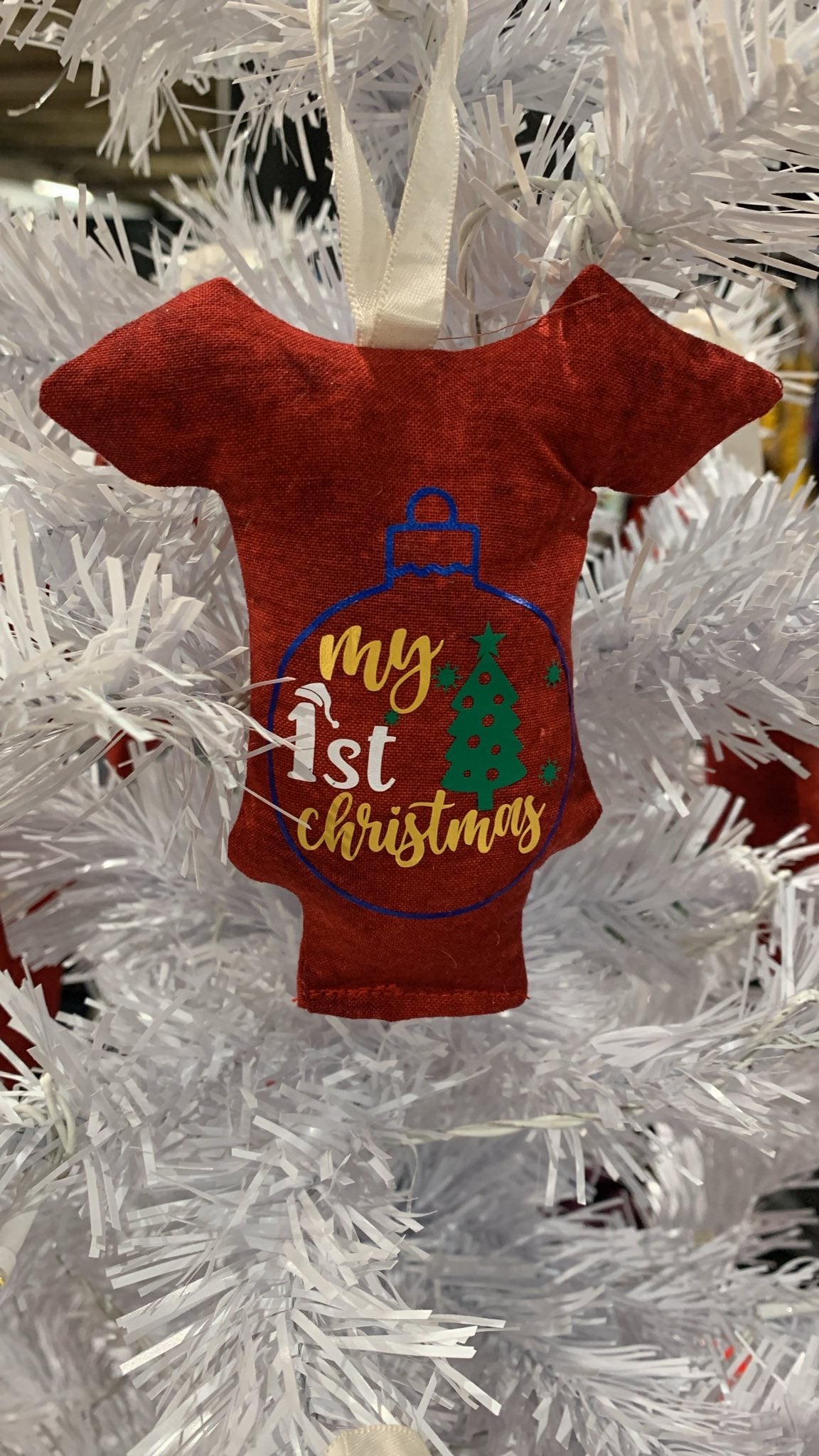 Handmade My 1st Christmas Keepsake Ornament