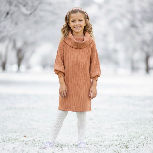 Siofra Cowl Neck Sweater Dress