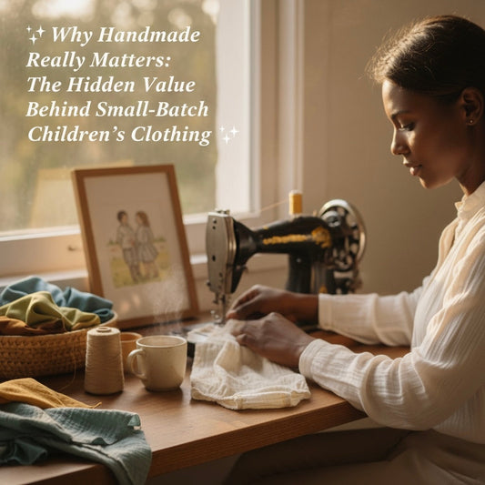 Why Handmade Really Matters: The Hidden Value Behind Small-Batch Children’s Clothing