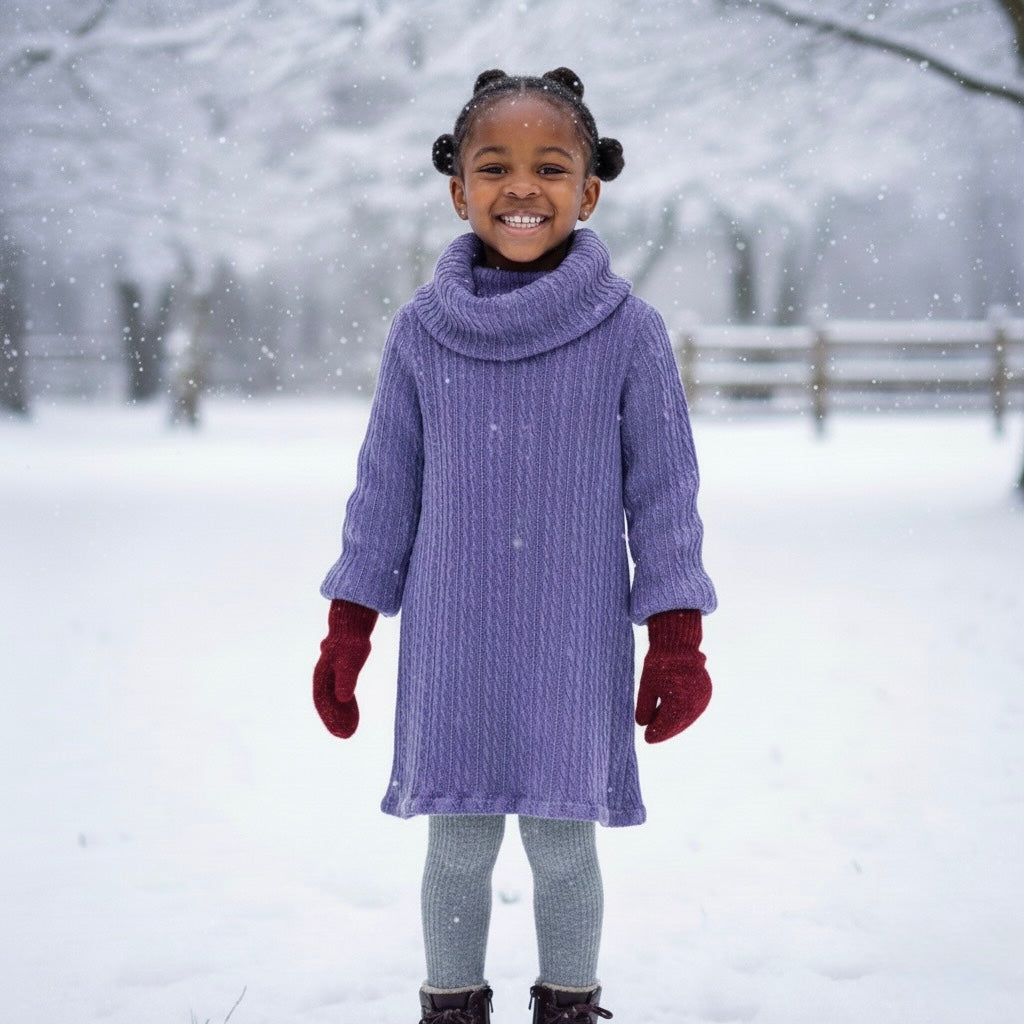 Siofra Cowl Neck Sweater Dress