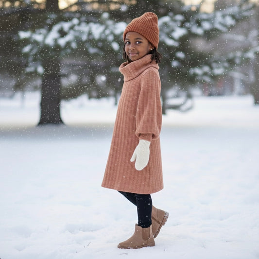 Siofra Cowl Neck Sweater Dress