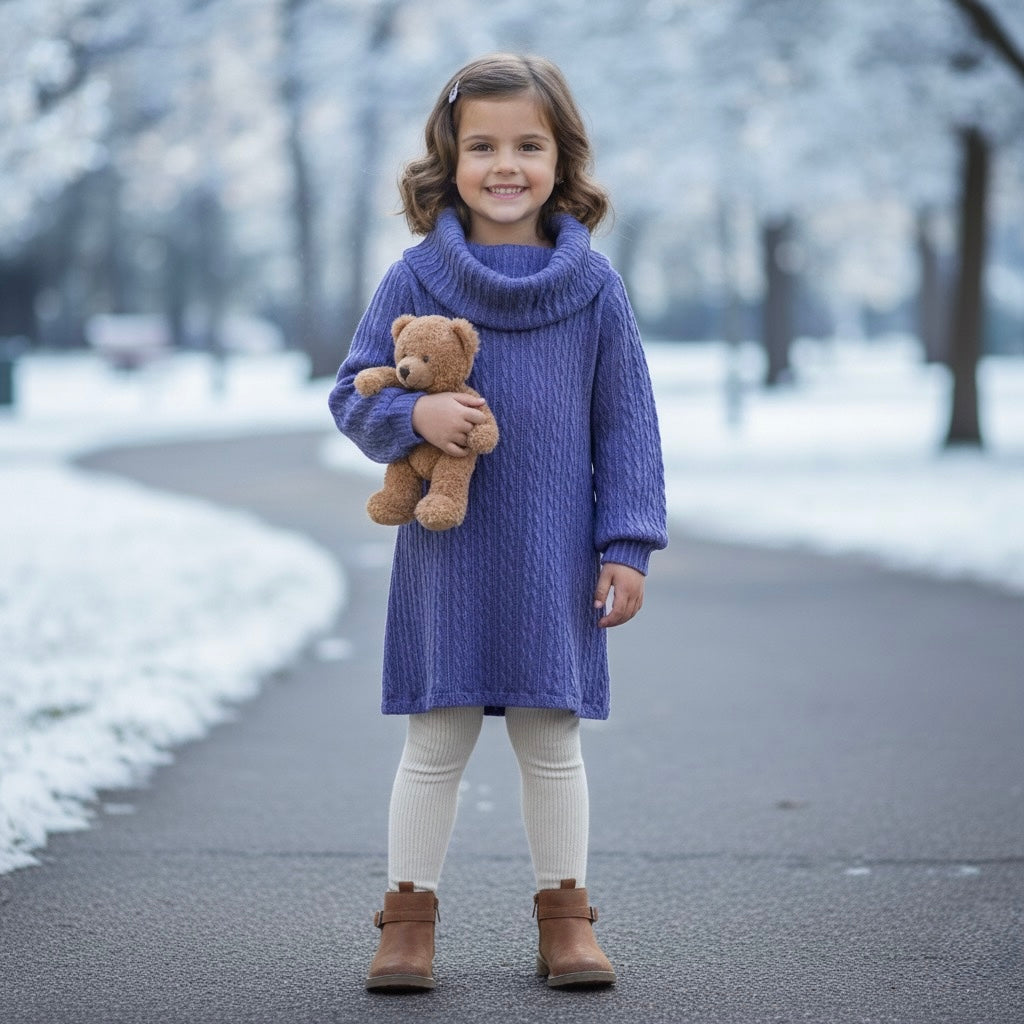 Siofra Cowl Neck Sweater Dress