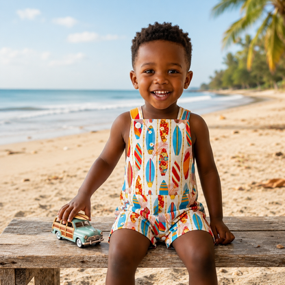 The Elio Romper |Unisex Shortall